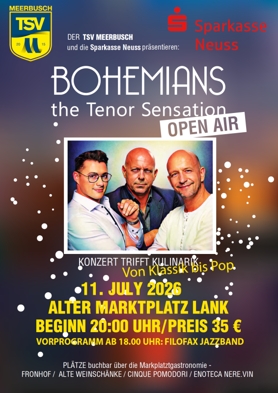 „The Bohemians“ singen in Meerbusch